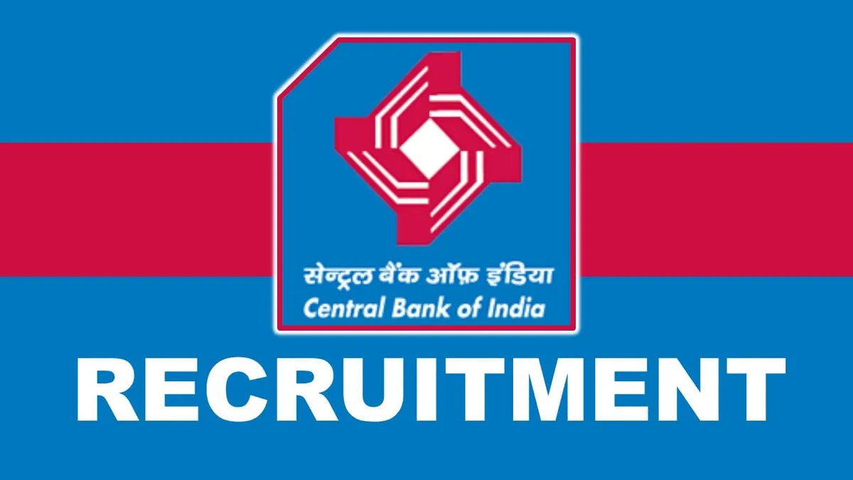 Central Bank of India Recruitment 2024